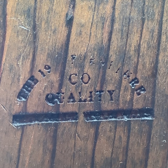 Vintage Wood Salt Box - Picture 12 of 12